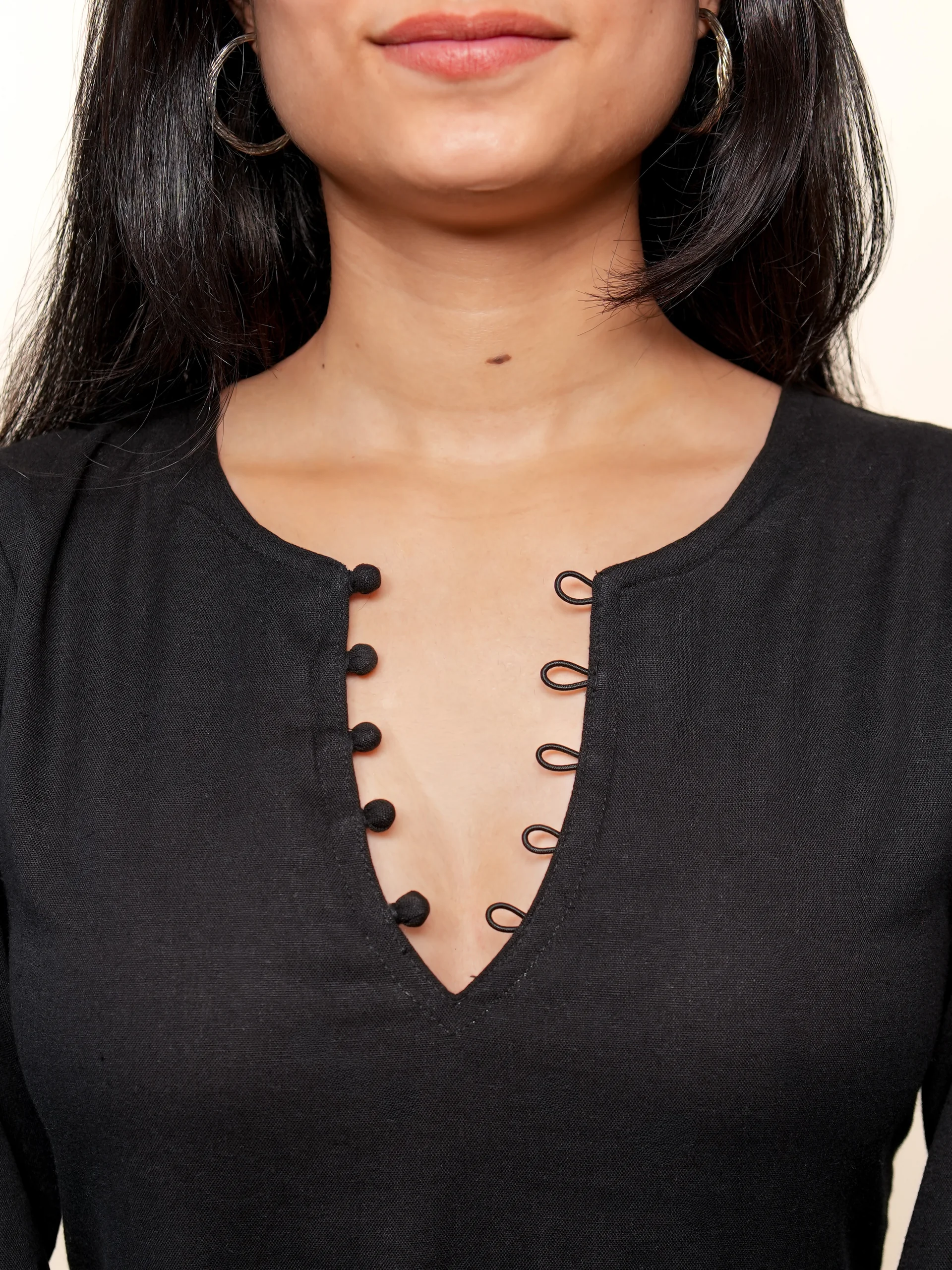 Chaaya Embroidered Bell Sleeved Kurta Set view 3