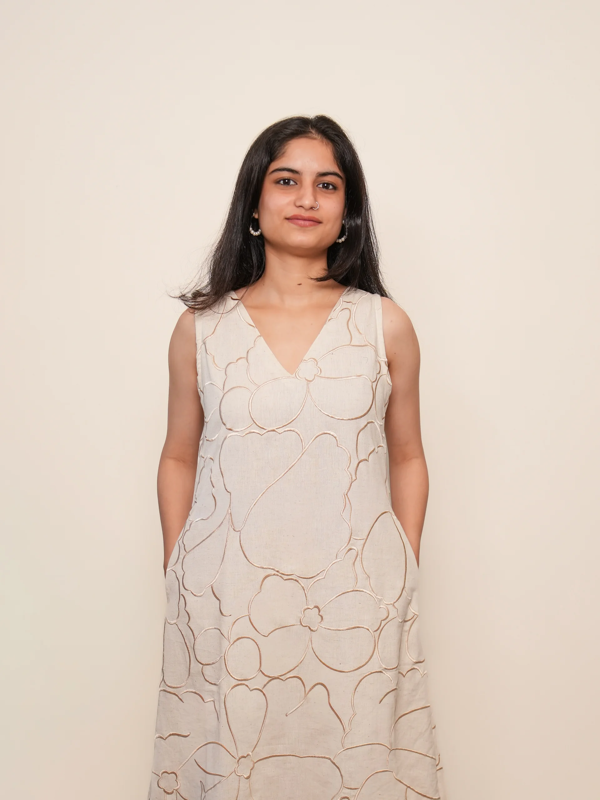 Pankhuri Embroidered Kurta Set view 4